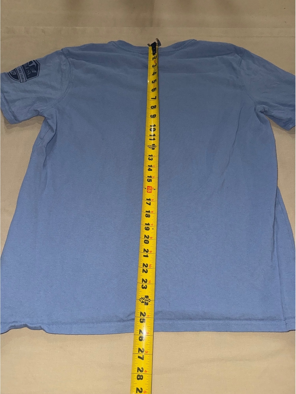 Carhartt light blue Support the Trades T-shirt large - Picture 3 of 8